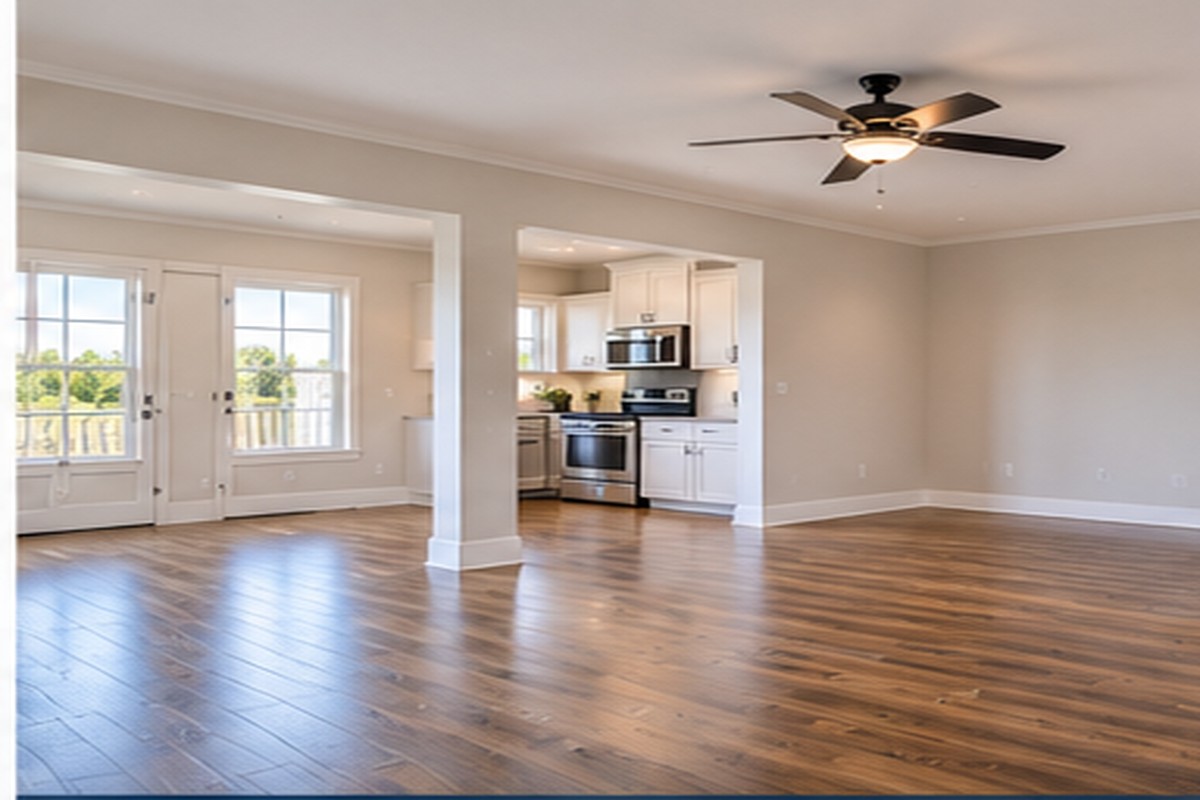 Clean rental property prepared for the next tenant
