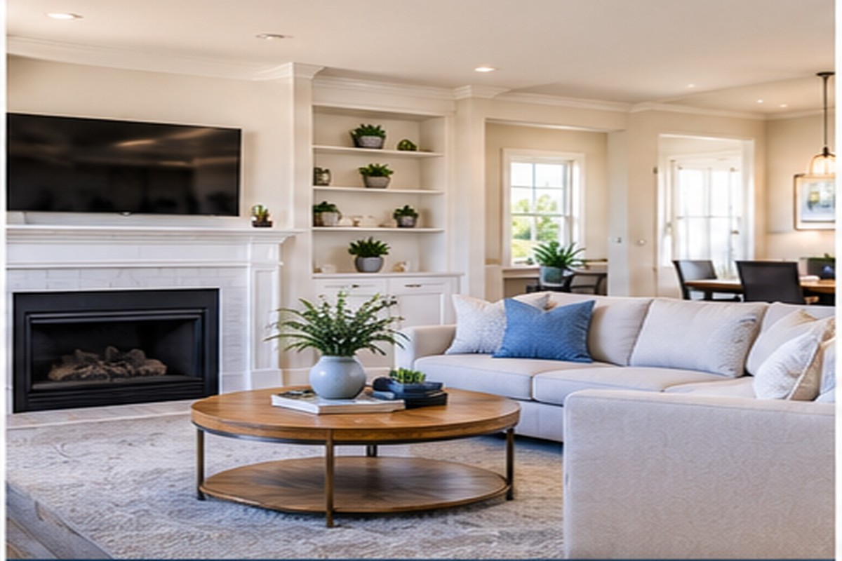 Clean and staged home prepared for listing